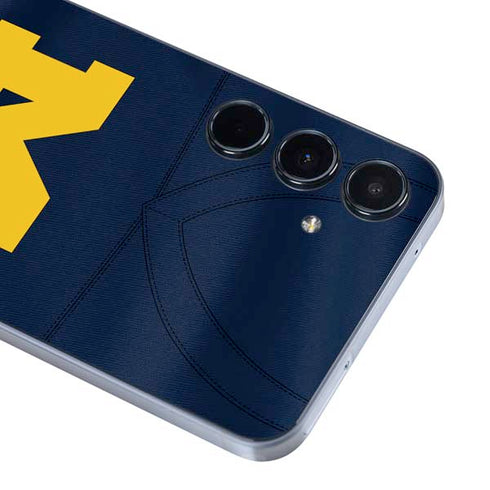 University of Michigan Blue Jersey Galaxy A35 5G Skin